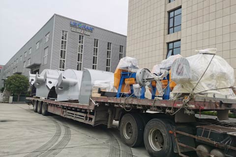 Paper Recycling Machine Shipped to Hebei
