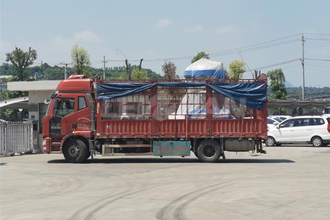 Pulping Equipment Delivery Site